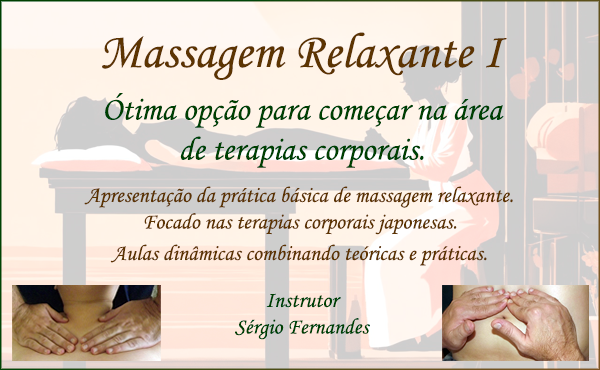 Terapias Corporais – Curso de Massagem Relaxante I